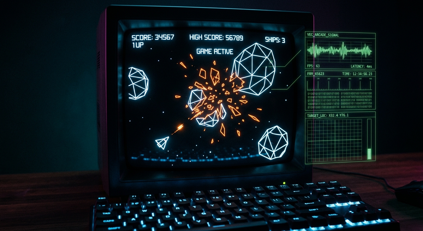 Inside the 2026 Asteroids Remake High-Score Scene